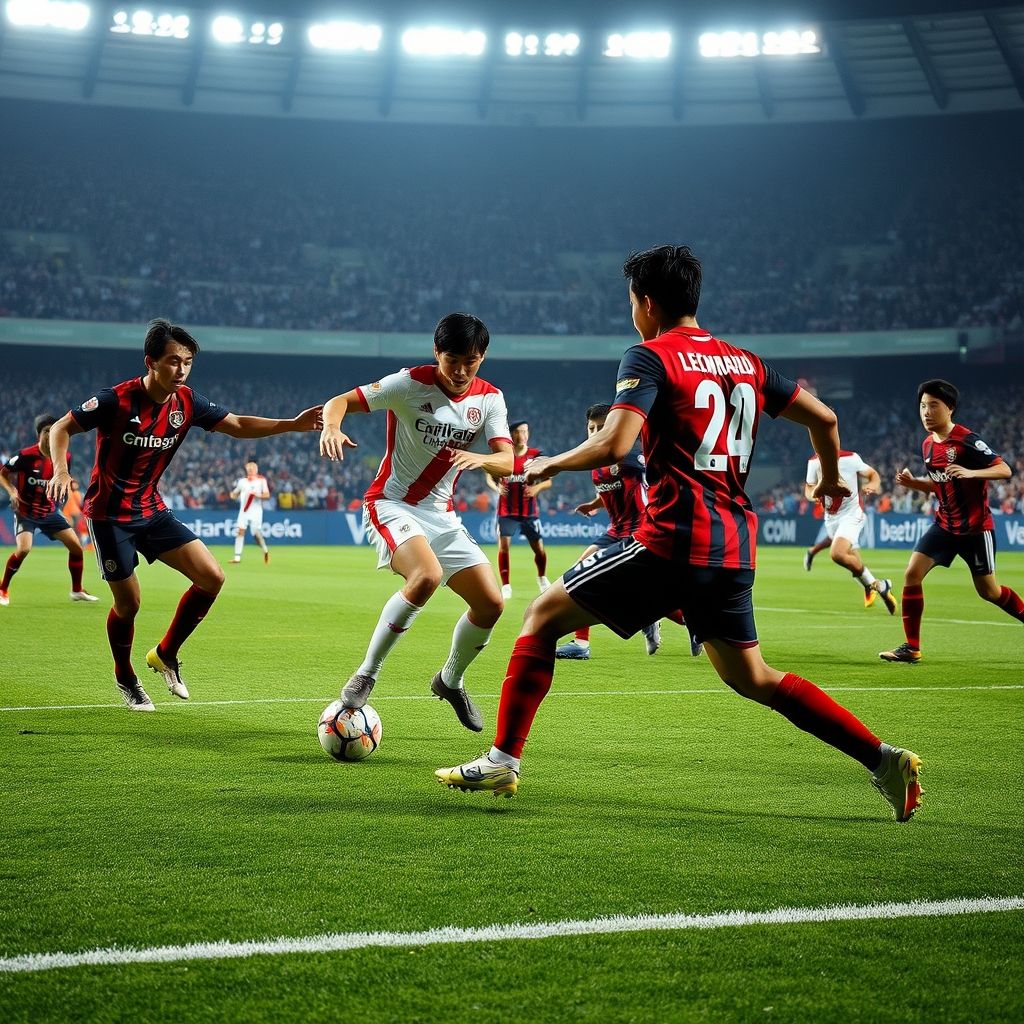 鹿岛鹿角中场控制加强，争取比赛主动权